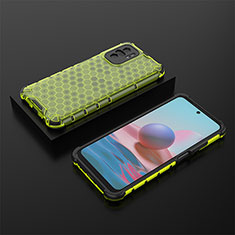 Carcasa Bumper Funda Silicona Transparente 360 Grados AM2 para Xiaomi Redmi Note 11 SE India 4G Verde