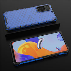 Carcasa Bumper Funda Silicona Transparente 360 Grados AM2 para Xiaomi Redmi Note 12 Pro 4G Azul