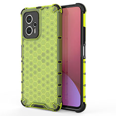 Carcasa Bumper Funda Silicona Transparente 360 Grados AM2 para Xiaomi Redmi Note 12T Pro 5G Verde