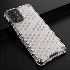 Carcasa Bumper Funda Silicona Transparente 360 Grados AM3 para OnePlus 9R 5G Blanco