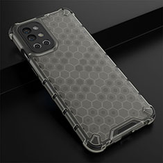 Carcasa Bumper Funda Silicona Transparente 360 Grados AM3 para OnePlus 9R 5G Negro