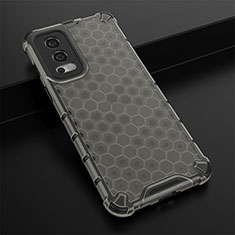 Carcasa Bumper Funda Silicona Transparente 360 Grados AM3 para OnePlus Nord 2 5G Negro