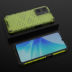 Carcasa Bumper Funda Silicona Transparente 360 Grados AM3 para Oppo A57 4G Verde