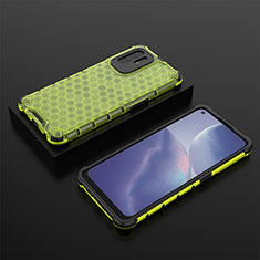 Carcasa Bumper Funda Silicona Transparente 360 Grados AM3 para Oppo Reno5 Z 5G Verde