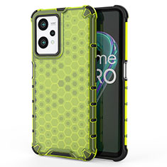 Carcasa Bumper Funda Silicona Transparente 360 Grados AM3 para Realme 9 Pro 5G Verde