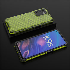 Carcasa Bumper Funda Silicona Transparente 360 Grados AM3 para Realme 9 SE 5G Verde