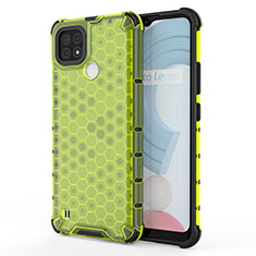 Carcasa Bumper Funda Silicona Transparente 360 Grados AM3 para Realme C21 Verde