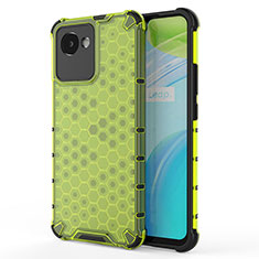 Carcasa Bumper Funda Silicona Transparente 360 Grados AM3 para Realme C30 Verde