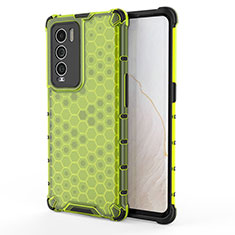 Carcasa Bumper Funda Silicona Transparente 360 Grados AM3 para Realme GT Master Explorer 5G Verde