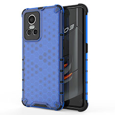 Carcasa Bumper Funda Silicona Transparente 360 Grados AM3 para Realme GT Neo3 5G Azul