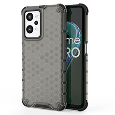 Carcasa Bumper Funda Silicona Transparente 360 Grados AM3 para Realme Q5 5G Negro