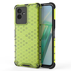 Carcasa Bumper Funda Silicona Transparente 360 Grados AM3 para Vivo T2x 5G Verde