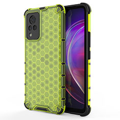 Carcasa Bumper Funda Silicona Transparente 360 Grados AM3 para Vivo V21s 5G Verde