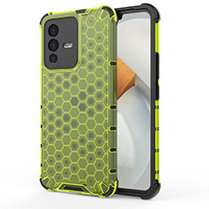 Carcasa Bumper Funda Silicona Transparente 360 Grados AM3 para Vivo V23 5G Verde