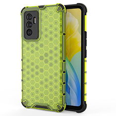 Carcasa Bumper Funda Silicona Transparente 360 Grados AM3 para Vivo V23e 5G Verde