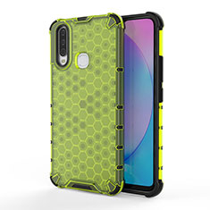 Carcasa Bumper Funda Silicona Transparente 360 Grados AM3 para Vivo Y15 Verde