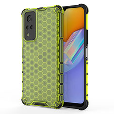 Carcasa Bumper Funda Silicona Transparente 360 Grados AM3 para Vivo Y53s 4G Verde