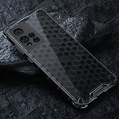 Carcasa Bumper Funda Silicona Transparente 360 Grados AM3 para Xiaomi Poco X4 NFC Negro