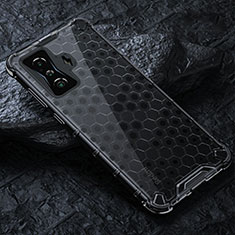 Carcasa Bumper Funda Silicona Transparente 360 Grados AM3 para Xiaomi Redmi K50 Gaming AMG F1 5G Negro