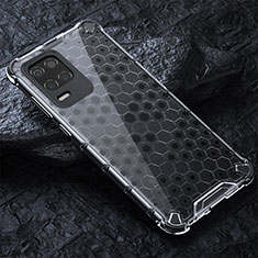 Carcasa Bumper Funda Silicona Transparente 360 Grados AM4 para Realme 8s 5G Gris