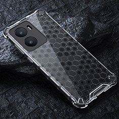 Carcasa Bumper Funda Silicona Transparente 360 Grados AM4 para Vivo iQOO Z7i 5G Gris