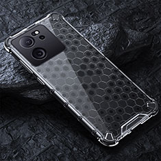 Carcasa Bumper Funda Silicona Transparente 360 Grados AM4 para Xiaomi Redmi K60 Ultra 5G Gris