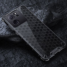 Carcasa Bumper Funda Silicona Transparente 360 Grados AM4 para Xiaomi Redmi K60 Ultra 5G Negro