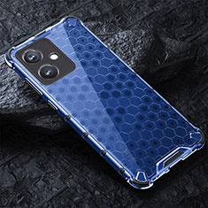 Carcasa Bumper Funda Silicona Transparente 360 Grados AM4 para Xiaomi Redmi Note 12R Pro 5G Azul