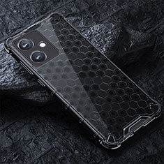 Carcasa Bumper Funda Silicona Transparente 360 Grados AM4 para Xiaomi Redmi Note 12R Pro 5G Negro