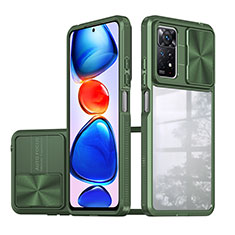 Carcasa Bumper Funda Silicona Transparente 360 Grados QW1 para Xiaomi Redmi Note 12 Pro 4G Verde