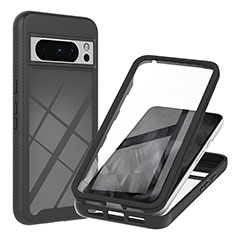 Carcasa Bumper Funda Silicona Transparente 360 Grados YB1 para Google Pixel 8 Pro 5G Negro