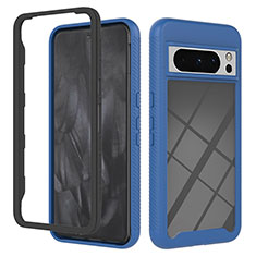 Carcasa Bumper Funda Silicona Transparente 360 Grados YB2 para Google Pixel 8 Pro 5G Azul