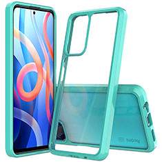 Carcasa Bumper Funda Silicona Transparente 360 Grados ZJ1 para Xiaomi Redmi Note 11S 5G Verde