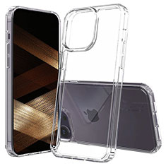 Carcasa Bumper Funda Silicona Transparente 360 Grados ZJ2 para Apple iPhone 15 Pro Claro