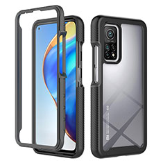 Carcasa Bumper Funda Silicona Transparente 360 Grados ZJ4 para Xiaomi Mi 10T Pro 5G Negro