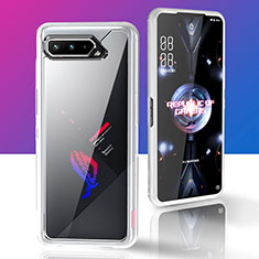 Carcasa Bumper Funda Silicona Transparente 360 Grados ZJ5 para Asus ROG Phone 5 Pro Claro