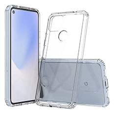 Carcasa Bumper Funda Silicona Transparente 360 Grados ZJ5 para Google Pixel 5 XL 5G Claro