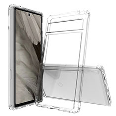 Carcasa Bumper Funda Silicona Transparente 360 Grados ZJ5 para Google Pixel 7a 5G Claro