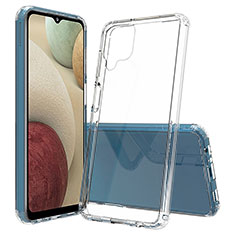 Carcasa Bumper Funda Silicona Transparente 360 Grados ZJ5 para Samsung Galaxy A12 5G Claro