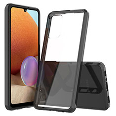 Carcasa Bumper Funda Silicona Transparente 360 Grados ZJ5 para Samsung Galaxy A32 4G Negro