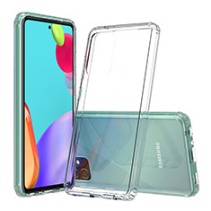 Carcasa Bumper Funda Silicona Transparente 360 Grados ZJ5 para Samsung Galaxy A52 4G Claro