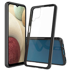 Carcasa Bumper Funda Silicona Transparente 360 Grados ZJ5 para Samsung Galaxy F12 Negro