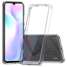 Carcasa Bumper Funda Silicona Transparente 360 Grados ZJ5 para Xiaomi Redmi 9AT Claro