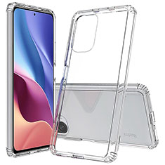 Carcasa Bumper Funda Silicona Transparente 360 Grados ZJ5 para Xiaomi Redmi K40 5G Claro