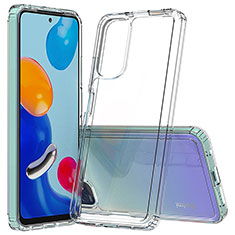 Carcasa Bumper Funda Silicona Transparente 360 Grados ZJ5 para Xiaomi Redmi Note 11 4G (2022) Claro