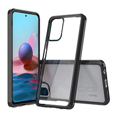 Carcasa Bumper Funda Silicona Transparente 360 Grados ZJ5 para Xiaomi Redmi Note 11 SE India 4G Negro