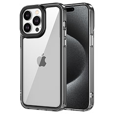 Carcasa Bumper Funda Silicona Transparente AC1 para Apple iPhone 16 Pro Max Negro