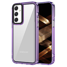 Carcasa Bumper Funda Silicona Transparente AC1 para Samsung Galaxy Quantum4 5G Purpura Claro