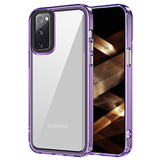 Carcasa Bumper Funda Silicona Transparente AC1 para Samsung Galaxy S20 FE 4G Purpura Claro
