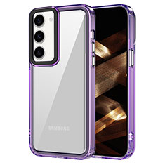 Carcasa Bumper Funda Silicona Transparente AC1 para Samsung Galaxy S22 5G Purpura Claro